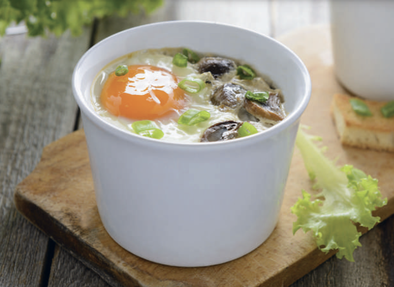 Cocotte eggs with sardines Cocotte eggs with sardines
